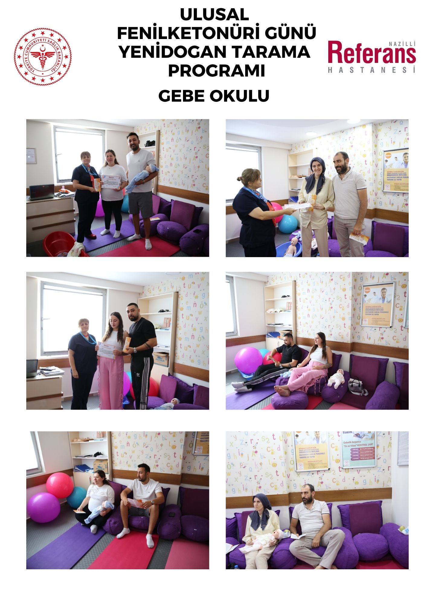 Ulusal Fenilketonüri Günü Yenidoğan Tarama Programı Gebe Okulu